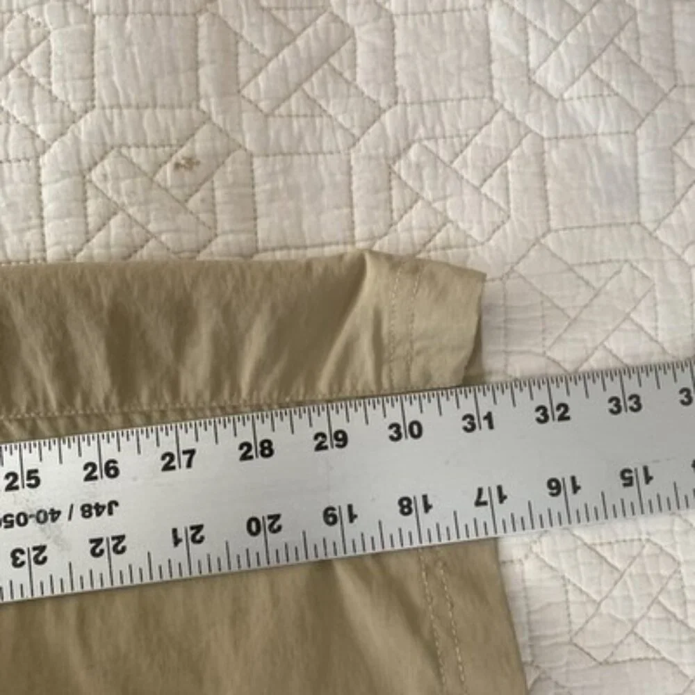 The North Face Convertible Cargo Hiking Belted Pants Tan Size 32 Inseam 31 - Picture 14 of 16